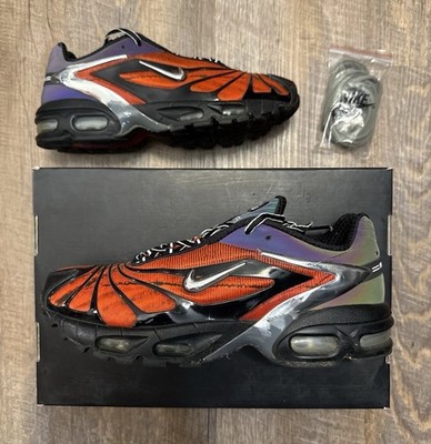 Skepta x Nike Air Max Tailwind V 5 Bloody Chrome Red Sz 8.5 Sneakers CU1706-001