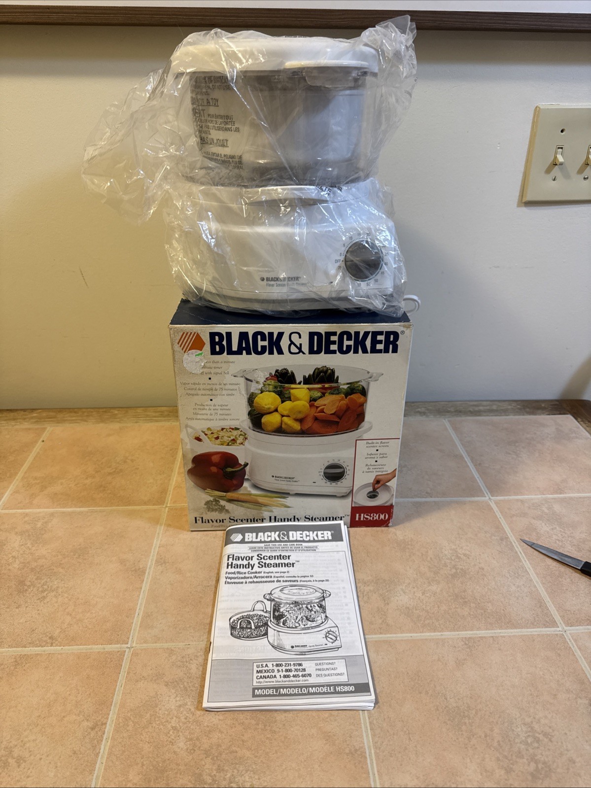 Black & Decker HS800 Flavor Scenter Handy Steamer