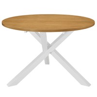 Esstisch Weiß 120X75 Cm MDF