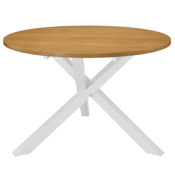 Esstisch Weiß 120X75 Cm MDF-image