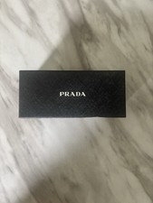 PRADA Men's Rectangle Sunglasses Black Plastic Frame  Lens Designer