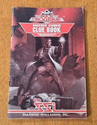 Buck Rogers Matrix Cubed SSI  Clue Book Strategy Guide Hint Maps 1992 Space