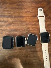 Apple Watch Series 3 38mm  Series 1 42mm For Parts - Not Cracked GPS Lot of 4
