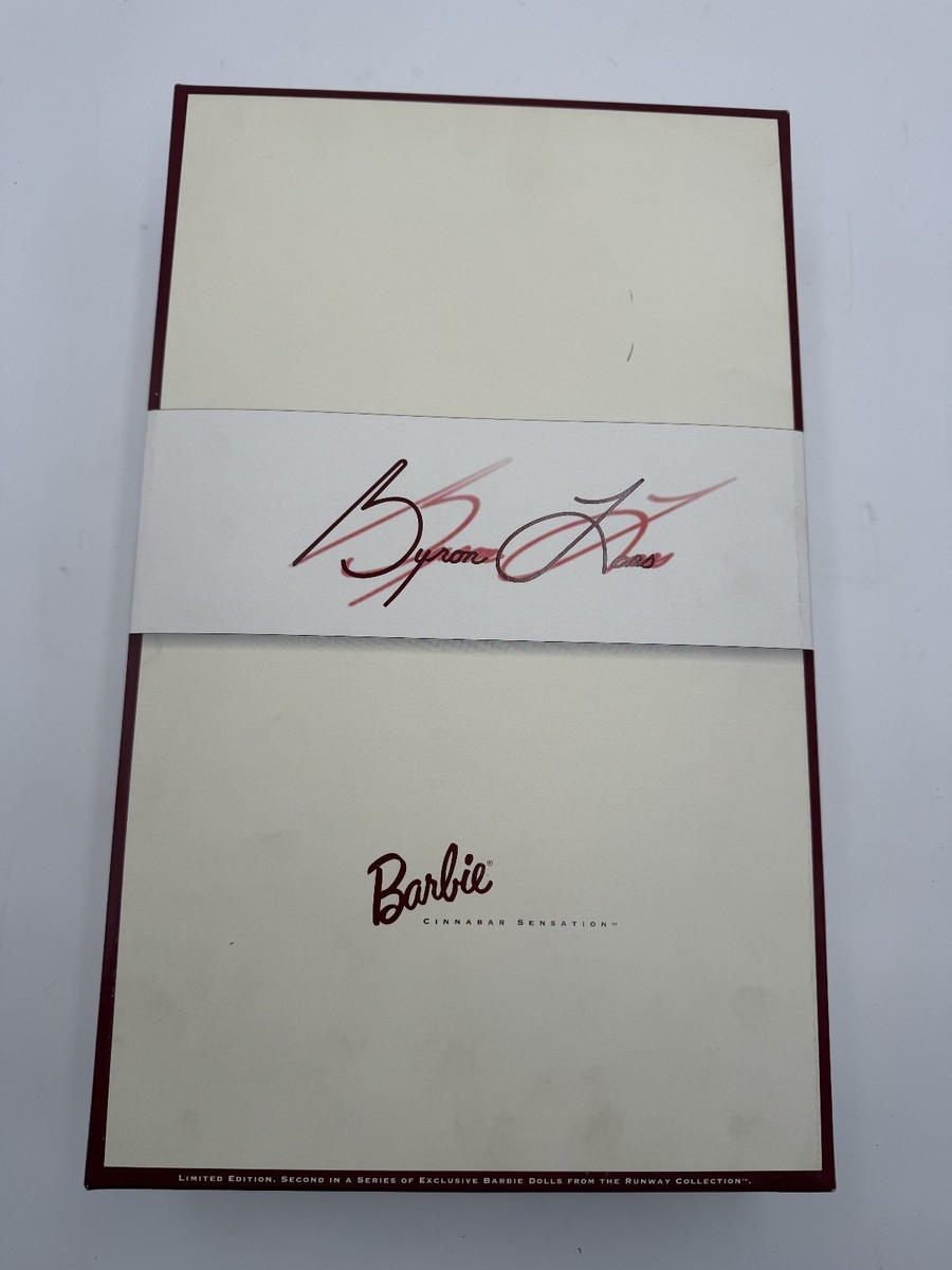 Barbie ロゴサイン♪ Cinnabar Sensation Barbie Doll by Byron Lars Vintage 1998 #23420