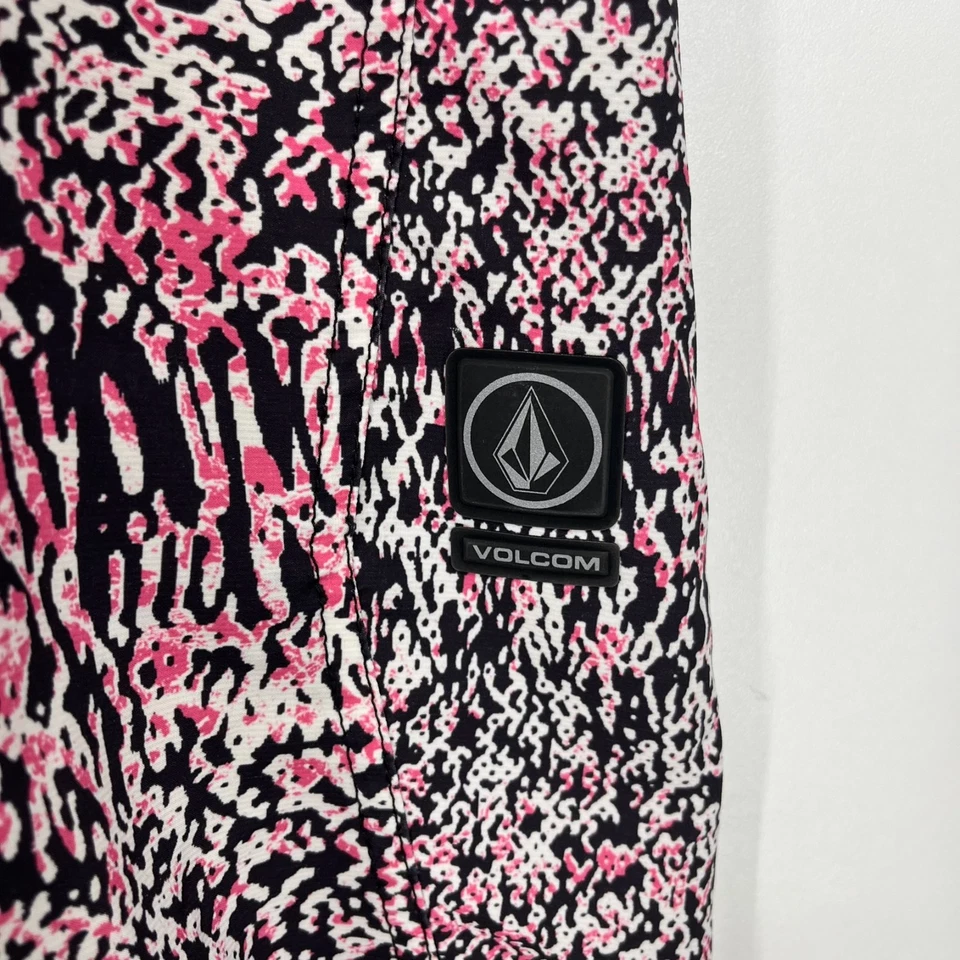 Volcom Swim Trunks Men's Size 34 Black Mod-Tech Geometric Print - Image 4 of 4