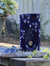 ES Keramik West German Pottery Chimney Vase C...