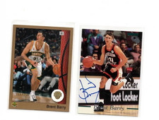 1995 Classic RC - Autographs Brent Barry #'ed 495/2690 &amp; 2002-03 UD AUTHENTICS #