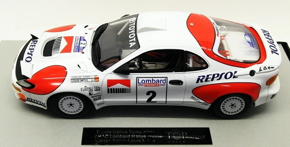 Top Marques 1/18 Scale Model Car TOP034B - Toyota Celica Turbo 4WD - Image 4 of 4
