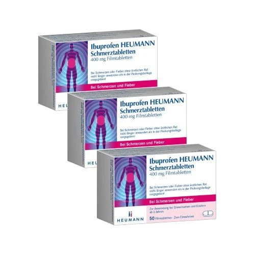 HEUMANN PHARMA GMBH & CO. GENERICA KG Ibuprofen Heumann Schmerztabletten 400 mg (3x50 St) 3 St