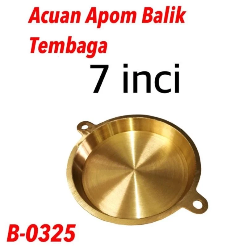 Cast Aluminium Brass Copper Flat Round Ban Kuih Bahulu or Martabak Pan 7 inch
Opens in a new window