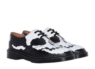 Supreme x Dr.Martens 1461 Skull 3 Eye Shoe Black White 25FW Week