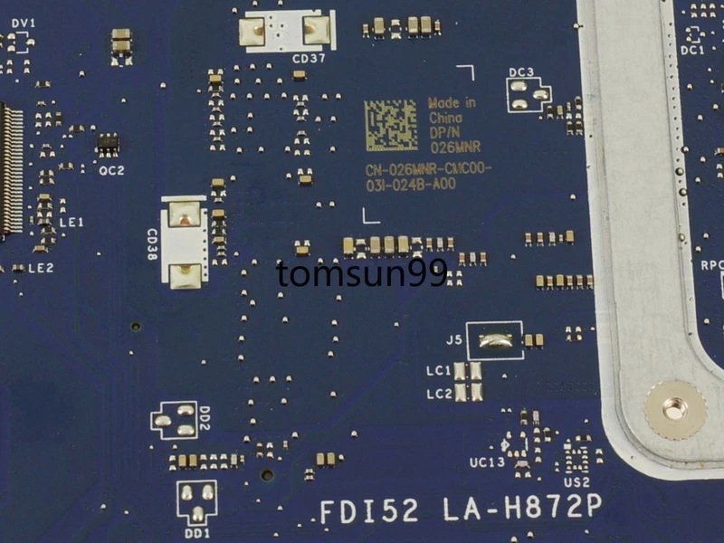 For Dell Inspiron 3595 Motherboard LA-H872P 26MNR 026MNR W/ A9-9425 CPU 3