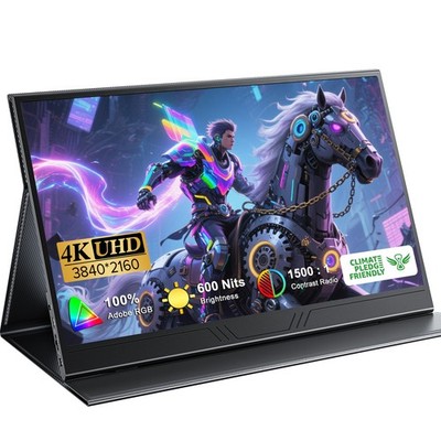 UPERFECT True 4K Portable Monitor 15.6'' 3840*2160 UHD 100% Adobe RGB HDR Screen