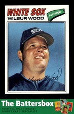 1977 Topps #198 Wilbur Wood   NM/NM+ X3738432