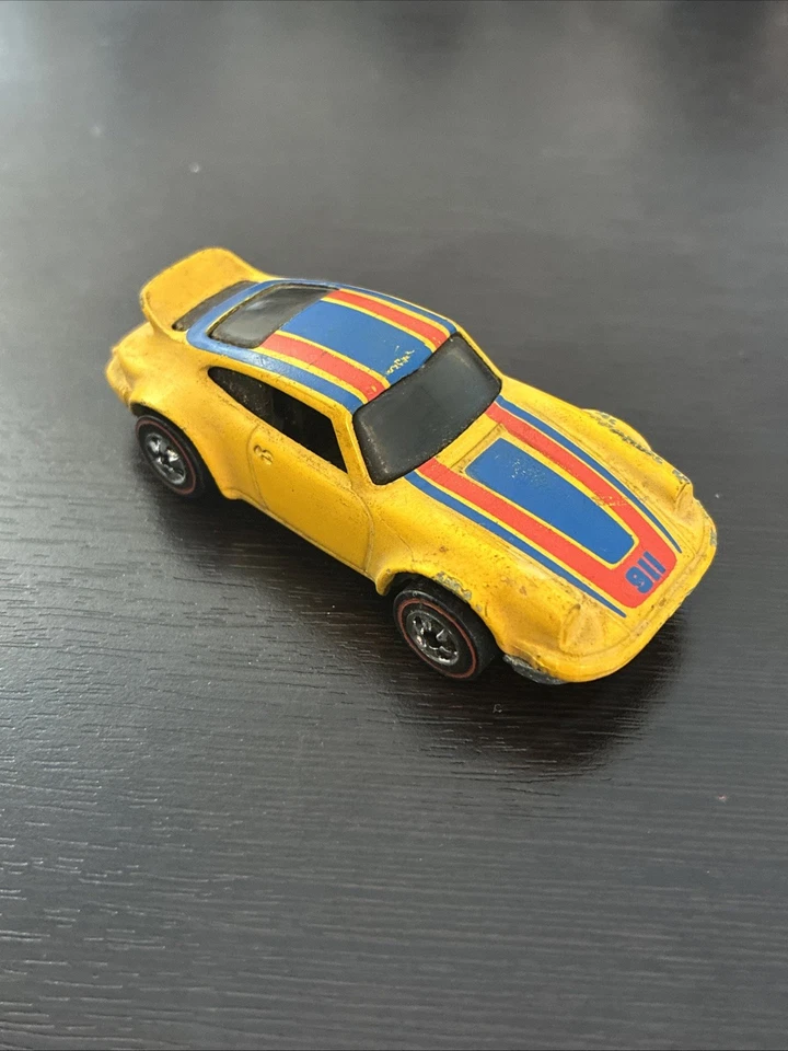 Hot Wheels Redline Porsche Carrera P-911 Flying Colors Yellow - Image 2 of 4