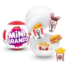 Mini Brands KFC Toy Figure Collectible 20 Miniature Menu Items to Unbox