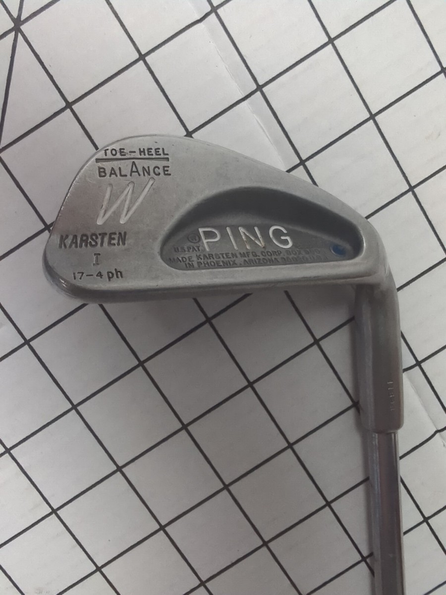 Vintage PING Karsten I Blue Dot Wedge W Steel shaft RH Right Hand