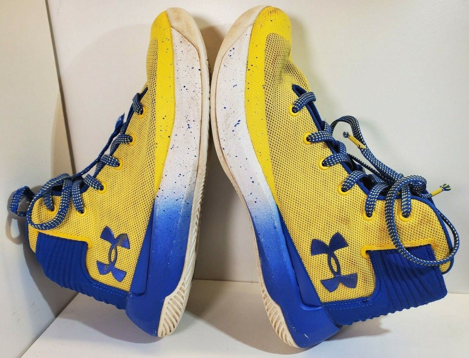 accesorios Fantasía discreción Under Armour Steph Curry SC Youth Size 5.5Y Shoes Yellow Blue 4501235-706 |  eBay