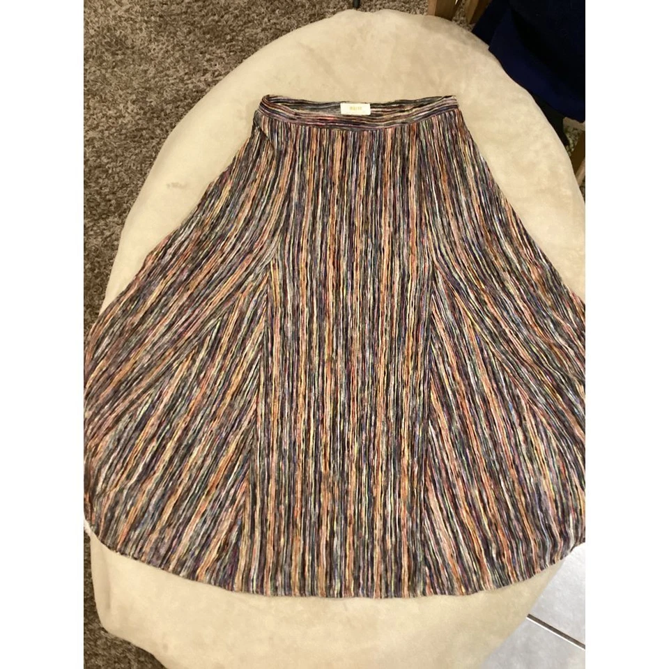 Maeve by Anthropology Rainbow skirt by Anthropologie Size Small, Midi - Image 4 of 4