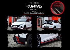 Bi Bodykit Frontspoiler Diffusor Schweller ABS für Hyundai I20N BC3 Schwarzglanz Bi Bodykit Frontspoiler Diffusor Schweller ABS für Hyundai I20N BC3 Schwarzglanz