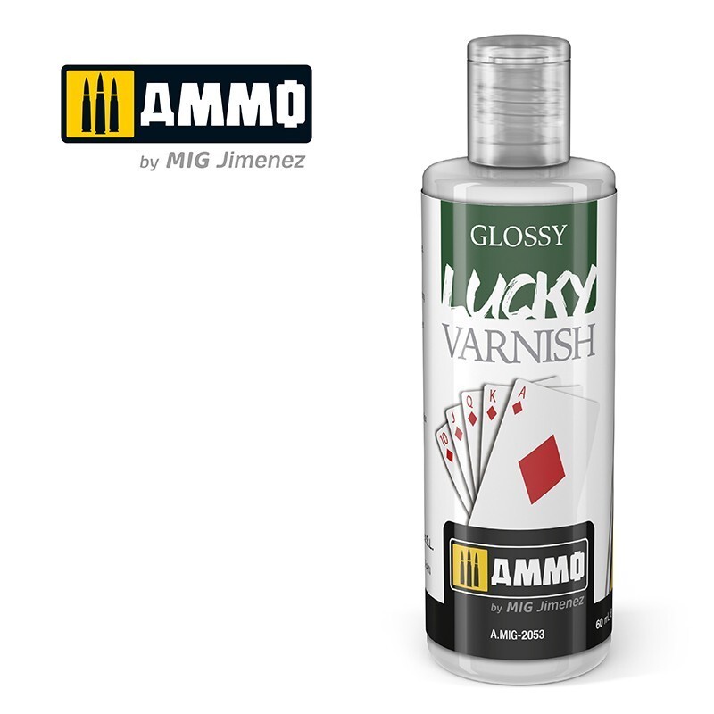Ammo By Mig Jimenez Acrylic Professional Glossy Lucky Varnish 60ml - A.MIG-2053