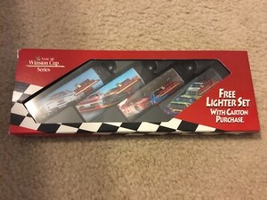 VTG CRICKET 1994 NASCAR WINSTON CUP SERIES LIGHTER SET 90s RETRO NEW IN BOX