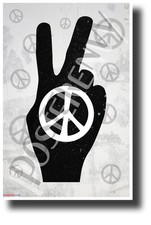 Peace Symbol - NEW Motivational Poster