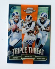 A630 GOFF GURLEY COOKS 2018 CONTENDERS OPTIC 34/49 ORANGE PRIZM RAMS RARE SP