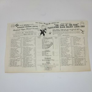 Vintage 1966 Grocery Store Sales Brochure Good News Home Pride 2 Week Order List