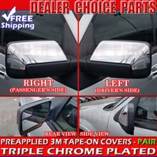 2007-2017 FORD EXPEDITION 2007-2016 NAVIGATOR Chrome Mirror COVERS Top Half