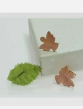 V86 Orecchini donna acciaio inox angelo con preghiera argento ramato angioletto