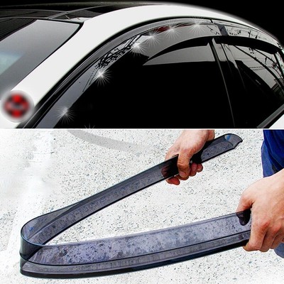 Unzerbrechliches FensterSonnenblendenRegengitter, 4teilig (Passend