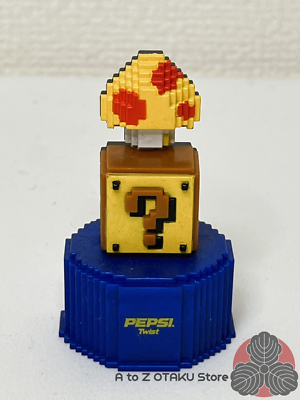 Super Mario Bros. Pepsi Twist Dots Bottle Cap Figures | Pixel Art | Japan