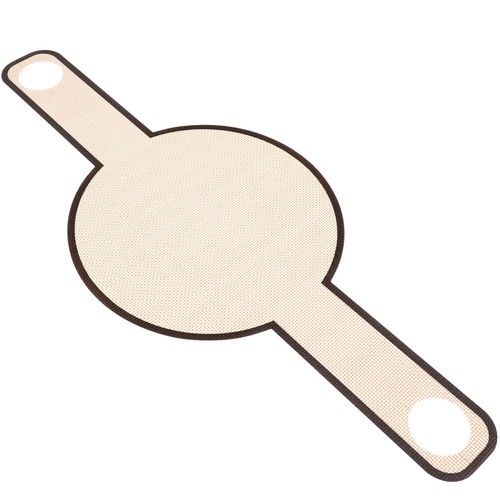 Runde Silikon-Backmatte (23 Cm) - Antihaft, Hitzebeständig Bis 250°C - Ideal Für Induktion, Kekse, Macarons & Mehr