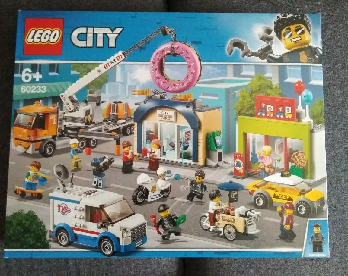LEGO City 60233 magasin de donuts jouet construction briques enfant neuf scellé
