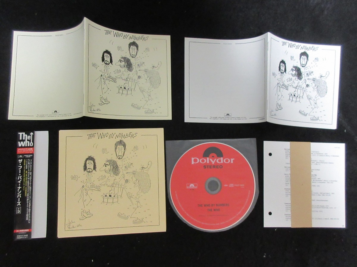 The Who By Numbers Japan ORG Mini LP CD OBI Pete Townshend MOD