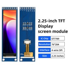 2.25" TFT LCD Screen Module ST7789 76  284 Display Module Full View SPI Screen