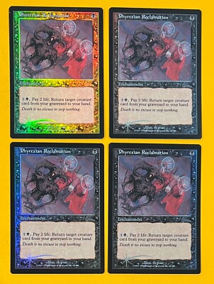 MTG PHYREXIAN RECLAMATION (Foil) (x 4) Urza's Legacy (OldManMTG
