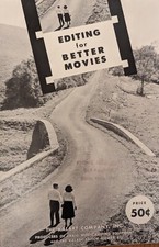 Vintage 1955 Editing For Better Movies Heffernan Keith's Foto Shop Santa Rosa CA