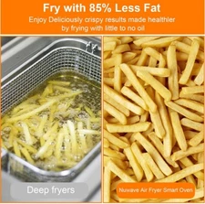 Nuwave Brio Air Fryer Smart Oven 15.5-Qt X-Large Family Size Countertop Oven