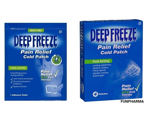 Deep Freeze Pain Relief Cold Patch Registered 1st Class Shipping eBay