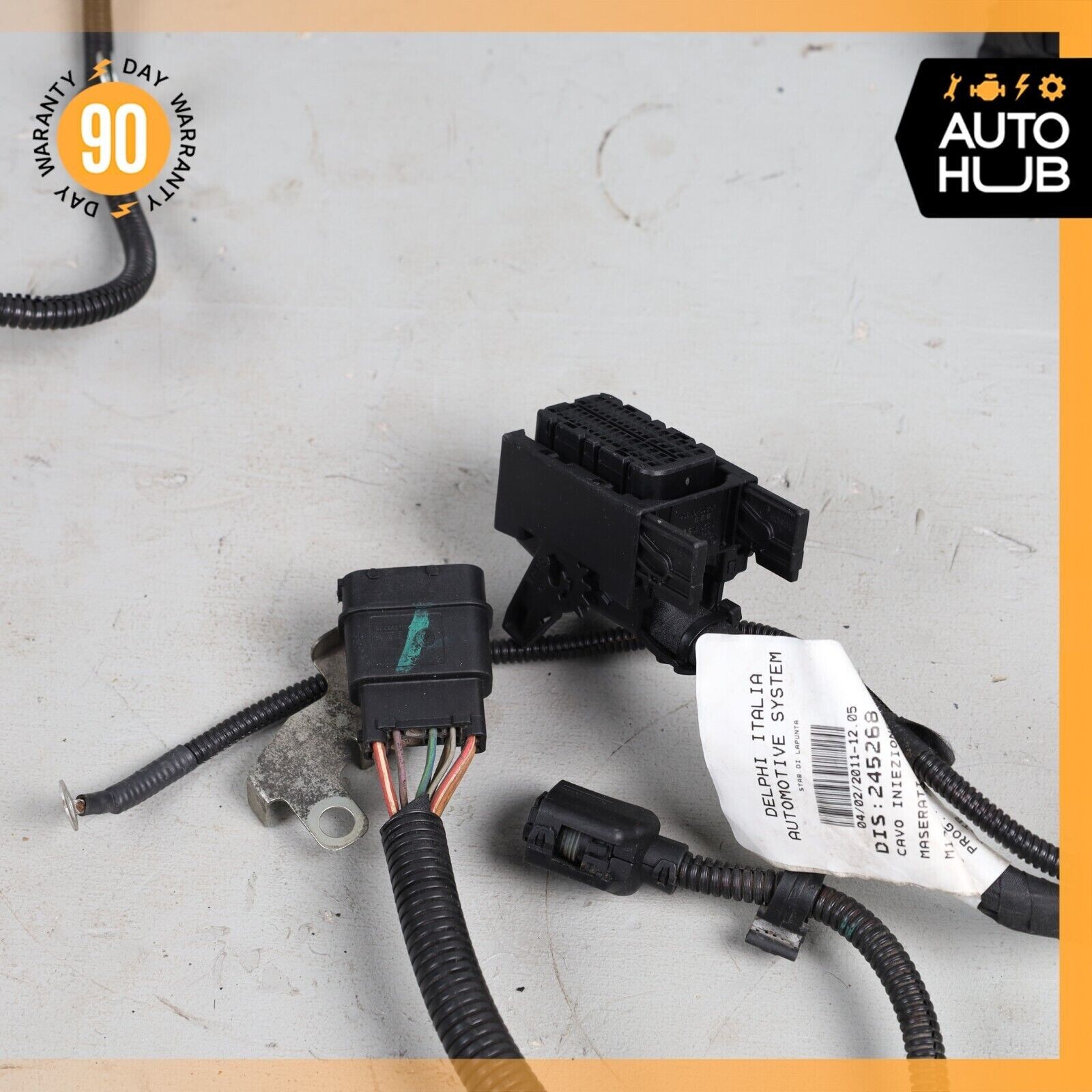 09-19 Maserati GranTurismo M145 4.2L V8 Engine Motor Wiring Wire Harness OEM