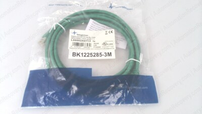 TELEGARTNER MP8 FS 500 LSZH,GREEN,1:1, ETHERNET PATCH CORD,, NEW #337202