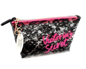 victoria secret black makeup bolsa