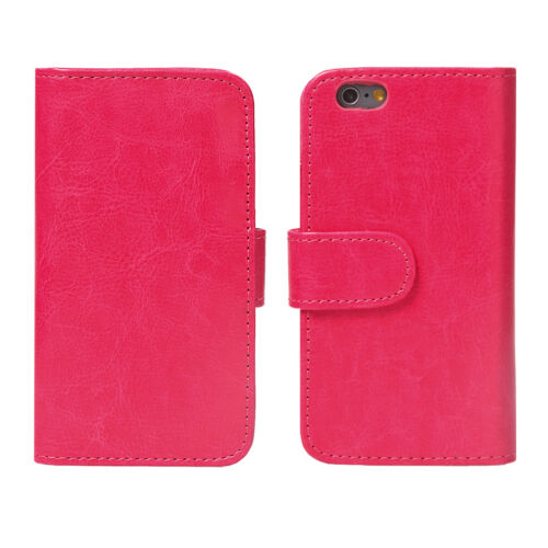 Neu Kartenetui Flip Wallet Leder Tasche Hülle für Apple iPhone 6 - Bild 33 von 36
