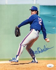 RON DARLING Signed Autographed 8x10 Photo New York Mets JSA #AS30588
