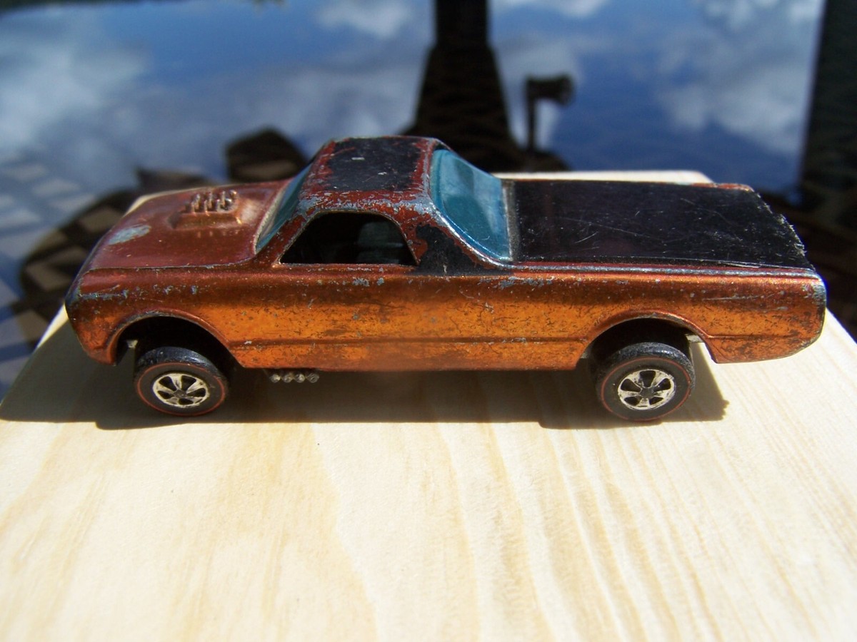 Vintage Hot Wheels Redline 1967 'Orange' Chevrolet Fleetside