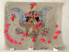 4 different WIZARDS Film Original RALPH BAKSHI PRODUCTION CELS 4 layers ~Elinore