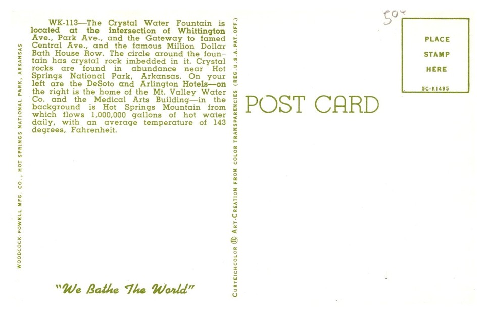 Texaco Gas Station Sign Hot Springs, Arkansas Street View Adv Vintage