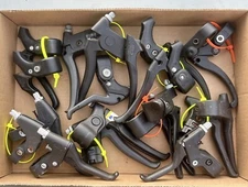 Vintage BMX Brake Lever Lot MX Old Mid School Resentel Power APSE Lee Chi Levers